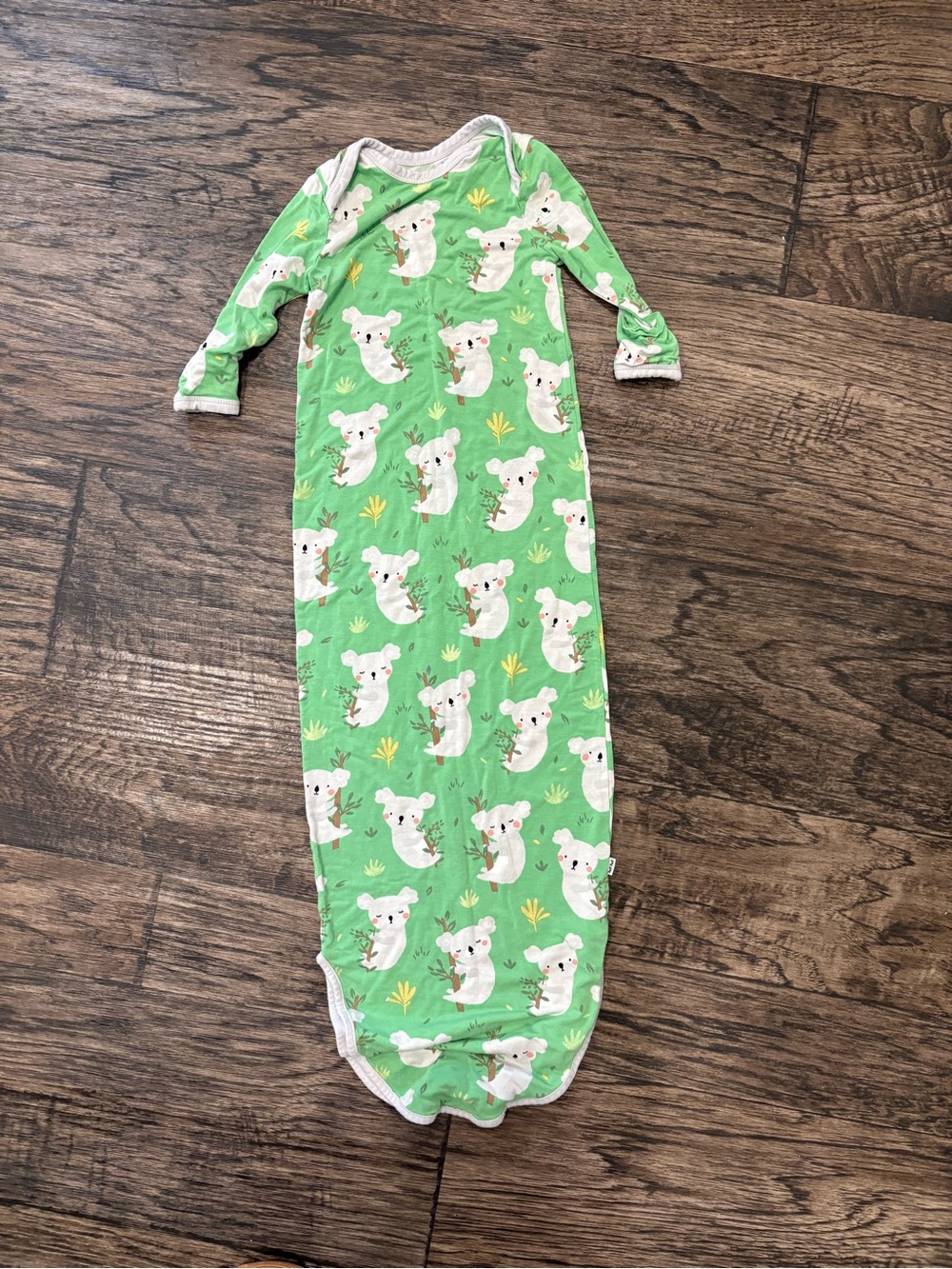 Little Sleepies Green Koala Newborn Gown